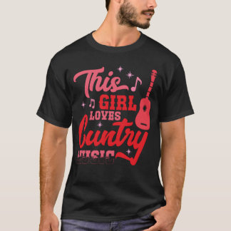 Den här tjejen Kärlek Land Music-vännen T Shirt