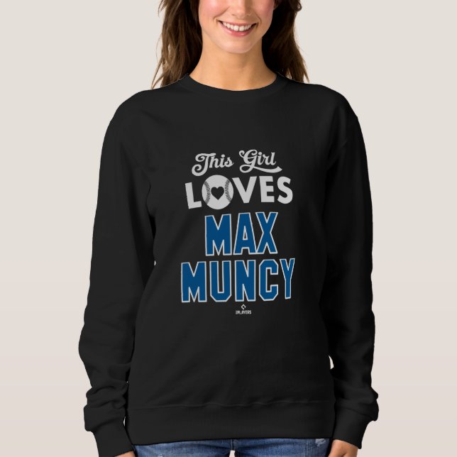 Den här tjejen Kärlek Max Muncy Los Angeles Baseba T Shirt (Framsida)