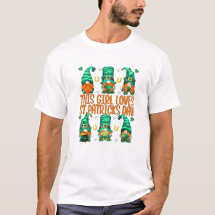 Den här tjejen Kärlek St. Patricks Day - Funny St T Shirt