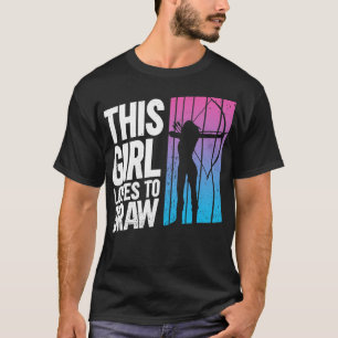 Den här tjejen Kärlek till att rita ärkelbow Arche T Shirt