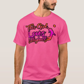 Den här tjejen Kärlek Volleyball T Shirt