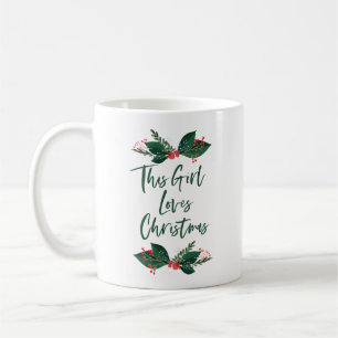 Den här tjejen-Kärleken-julen Kaffemugg