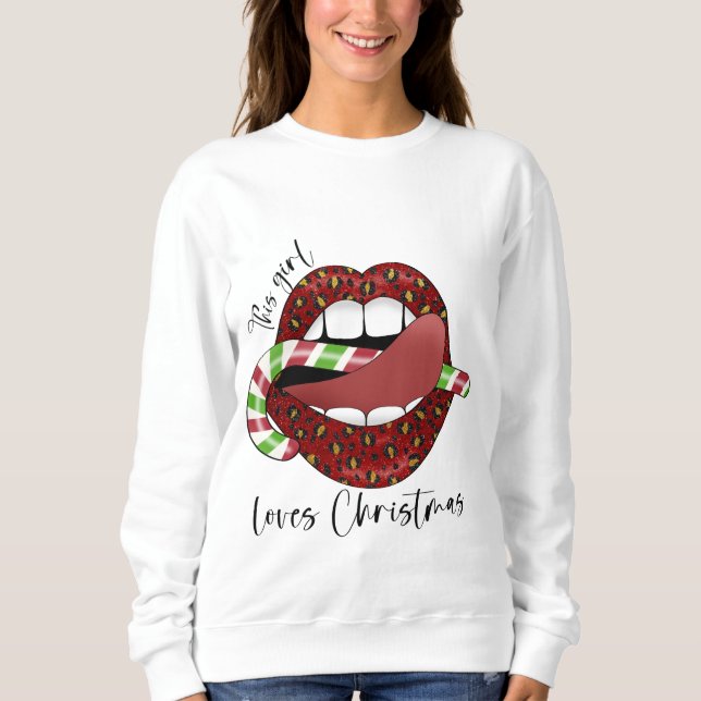 Den här tjejen-Kärleken-julen T Shirt (Framsida)