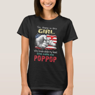 Den här tjejen som slår mitt hjärta. Hon kallar mi T Shirt