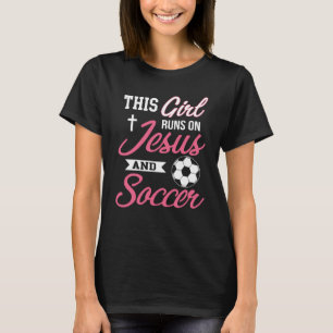 Den här tjejen Springa på Jesus och Skottland T- T Shirt