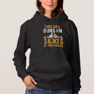 Den här tjejen Springa på Silkie Chickens & Video T Shirt