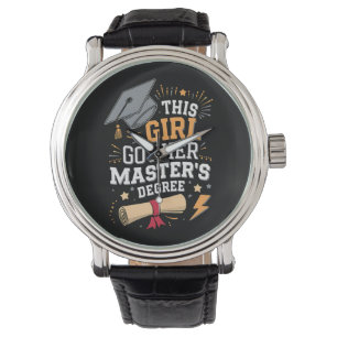 Den här tjejen tog sin magisterexamen armbandsur
