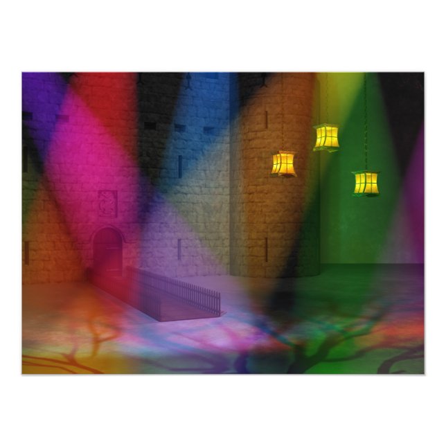 Den här Underbara scenen med fotoutskrift av foton (Framsidan)