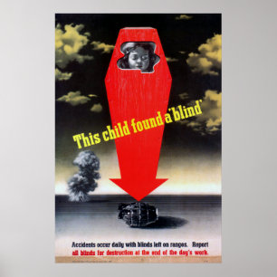 Den här underordnade har hittat en Blind Poster