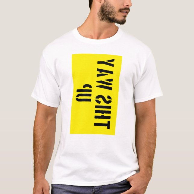 Den här vägen upp till T-Shirt (Framsida)