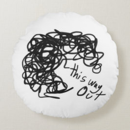 Den här vägen ut—> dekorativ kudde | TREDJE samlin