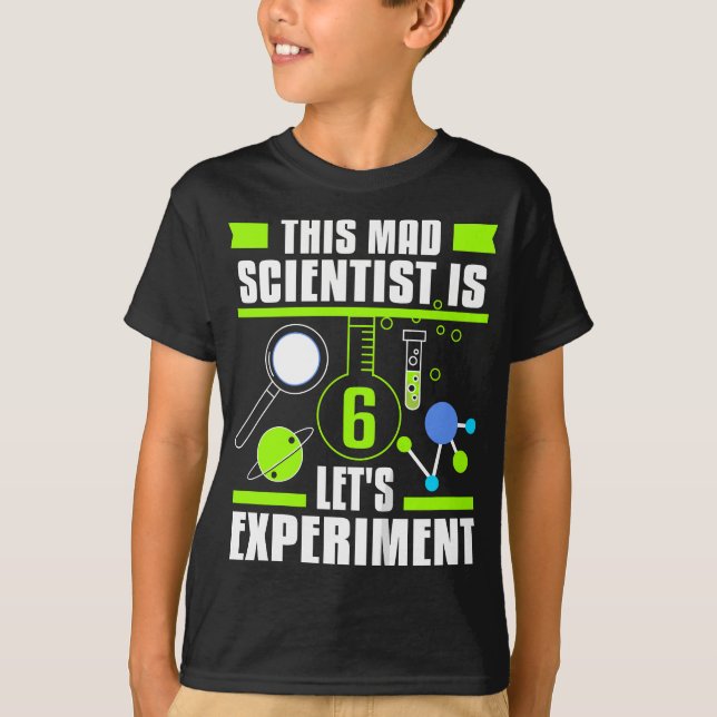 Den här vetenskapsmannen är 6-nutida 6e t shirt (Framsida)