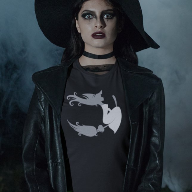 Den här Witch Bride Halloween Bachelorette T Shirt (Skapare uppladdad)