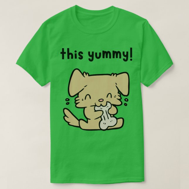 Den här yummy-dogmen t shirt (Design framsida)