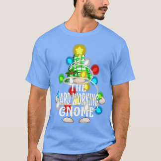 Den hårda arbetsgången Gnome Julmatchande familj S T Shirt