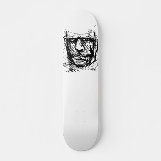 Den Haring designskridskon stiger ombord däcket Skateboard Bräda 21,5 Cm (Framsida)