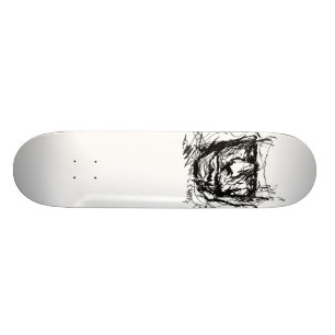Den Haring designskridskon stiger ombord däcket Skateboard Bräda 21,5 Cm