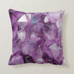 Den härliga Amethyst kristallen kudder Kudde