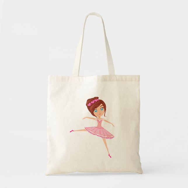 Den härliga ballerinaen hänger lös tygkasse (Framsidan)