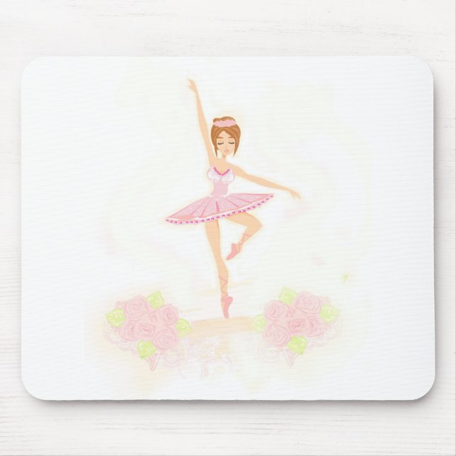 Den härliga ballerinamusen vadderar musmatta (Framsidan)