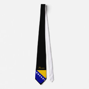 Den härliga Bosnien - den herzegovina flagga - Slips