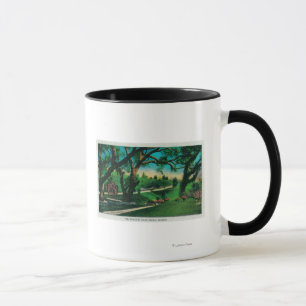 Den härliga Buschen sjunkna GardensPasadena, CA Mugg