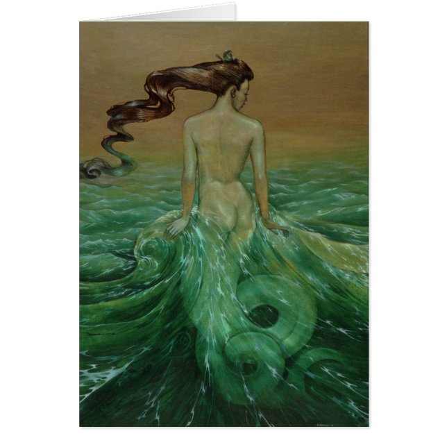 Den härliga dottern av Taniwhaen Hälsningskort (Framsidan)