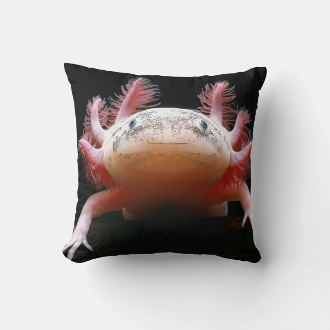 Den HÄRLIGA Huggable axolotlen kudder!! Kudde (Framsida)