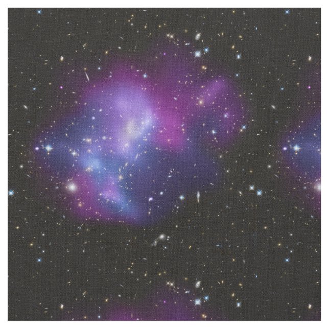 Den härliga kosmiska utrymmegalaxen samla i en tyg (Närbild)