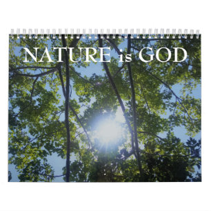 Den härliga NATUREN föreställer den inspirera Kalender