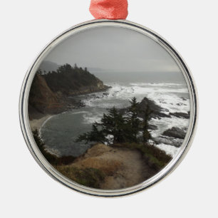 Den härliga Oregon kusten Julgransprydnad Metall