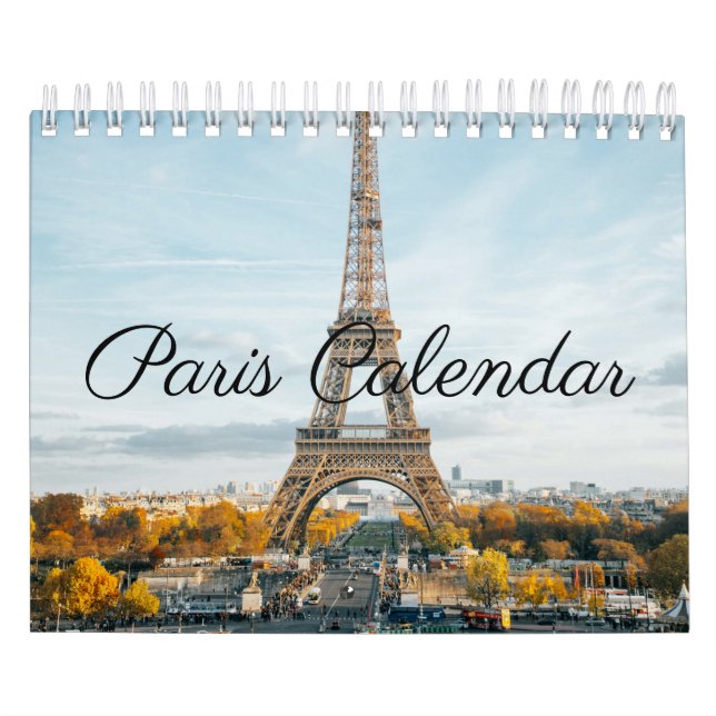 Den härliga Paris frankriket fotograferar Kalender (Omslag)