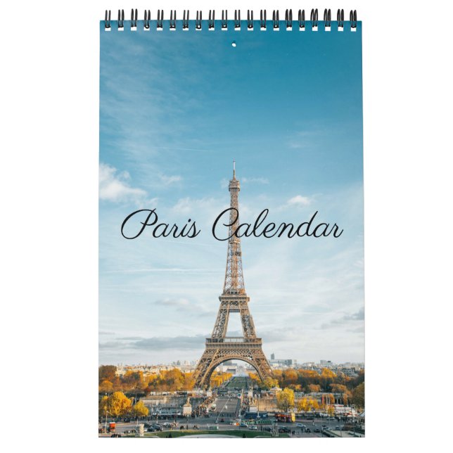 Den härliga Paris frankriket fotograferar Kalender (Omslag)