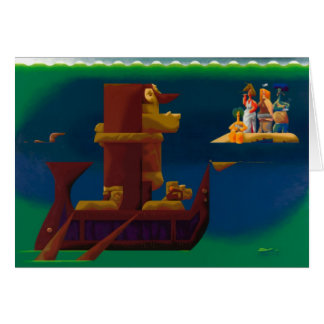 den härliga sången - tomt kort