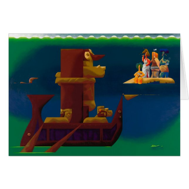 den härliga sången - tomt kort (Framsidan Horizontal)