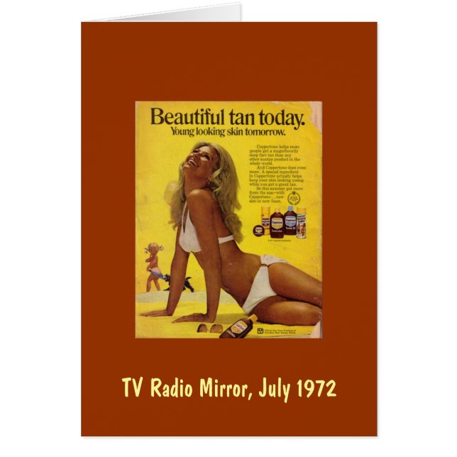 Den härliga solbrännan… som Barn-tittar i dag, OBS Kort (Framsidan)