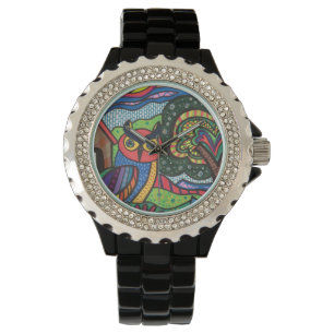 Den härliga ugglan armbandsur