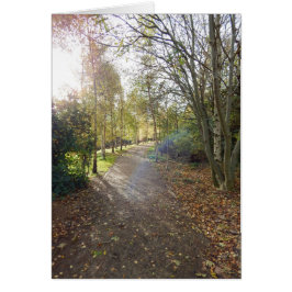 Den härliga vägen hälsningskort