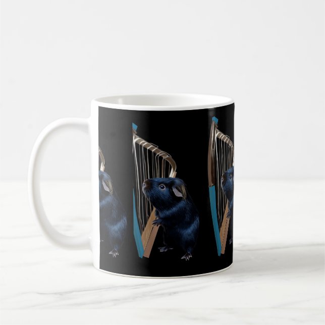 Den harmoniska marsvinet kaffemugg (Vänster)