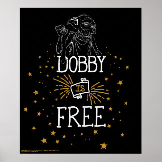 Den Harry Potter | dobbyen är fri Poster