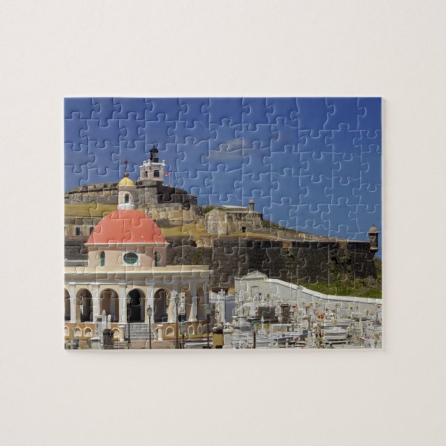 Den havsbaserade kyrkogården Puerto Rico Pussel (Horisontell)