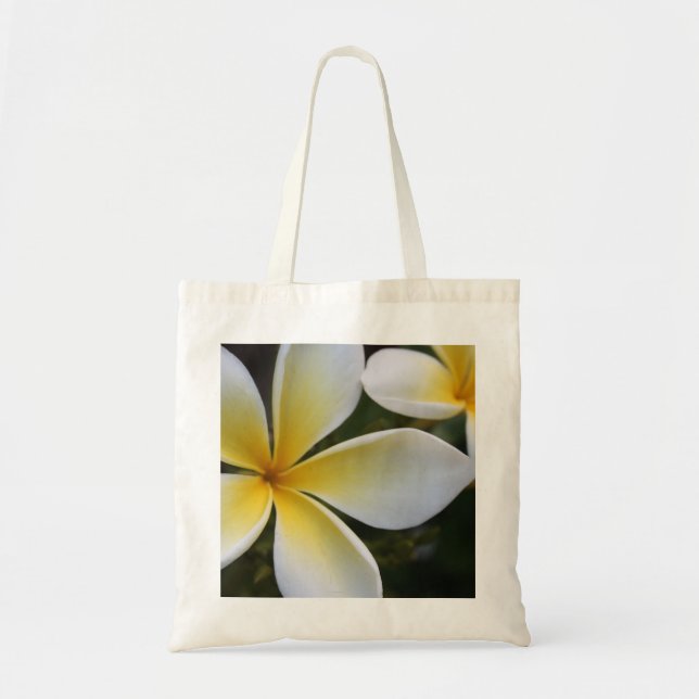 Den hawaianska blomman hänger lös tygkasse (Framsidan)