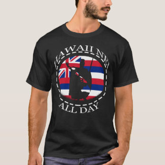 Den hawaianska flagga för resningsolkung t shirt