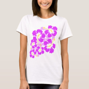 Den hawaianska hibiskusen blommar utslagsplatsen tee