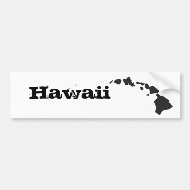Den hawaianska ön kedjar, Hawaii Bildekal (Framsidan)