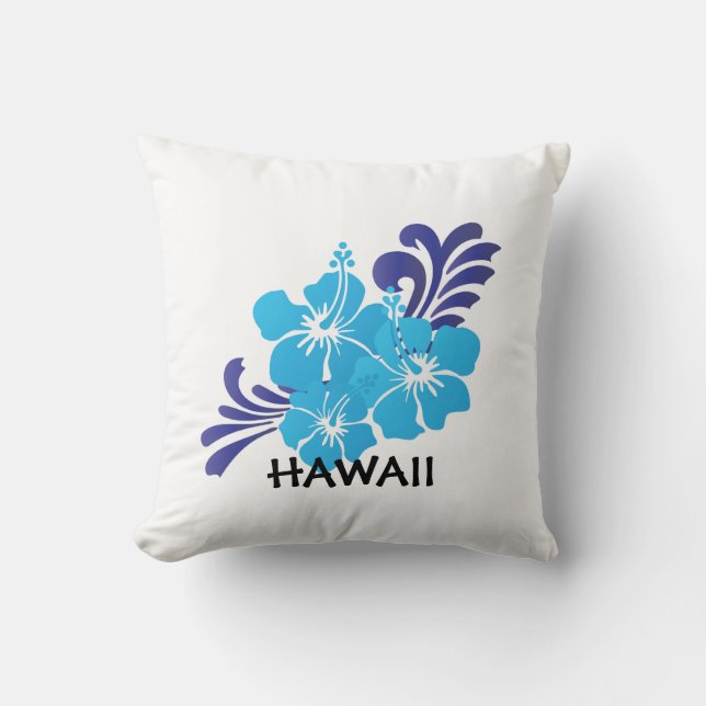 Den Hawaii hibiskusblomman kudder Kudde (Framsida)