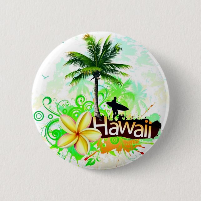 Den Hawaii semestern reser souvenir Knapp (Framsida)