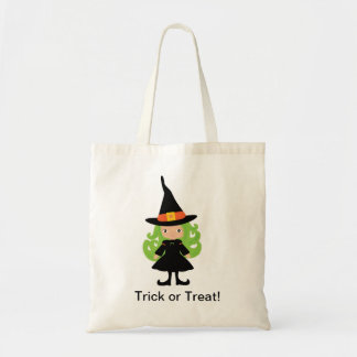 Den häxaHalloween bus eller godis hänger lös toto Tygkasse