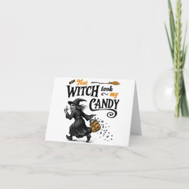 Den häxan tog min godis kort
