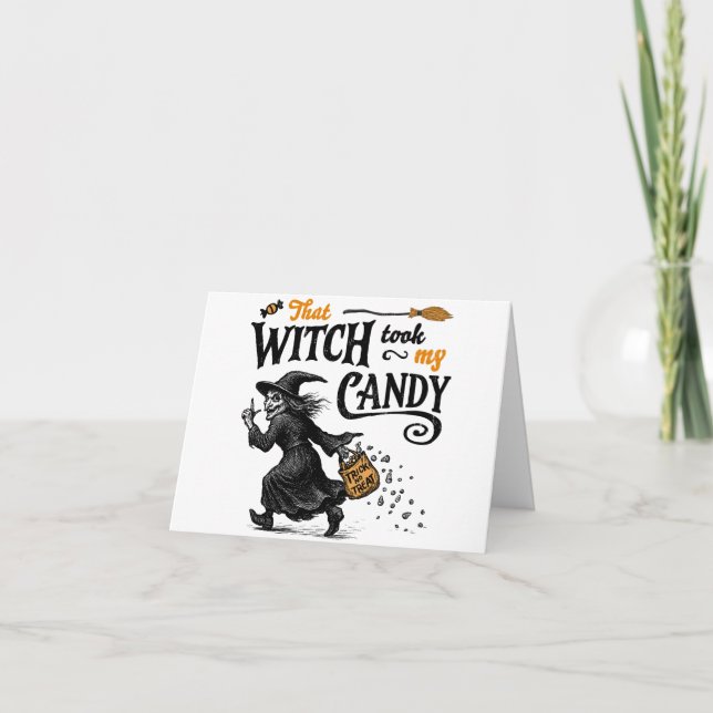 Den häxan tog min godis kort (Framsida)